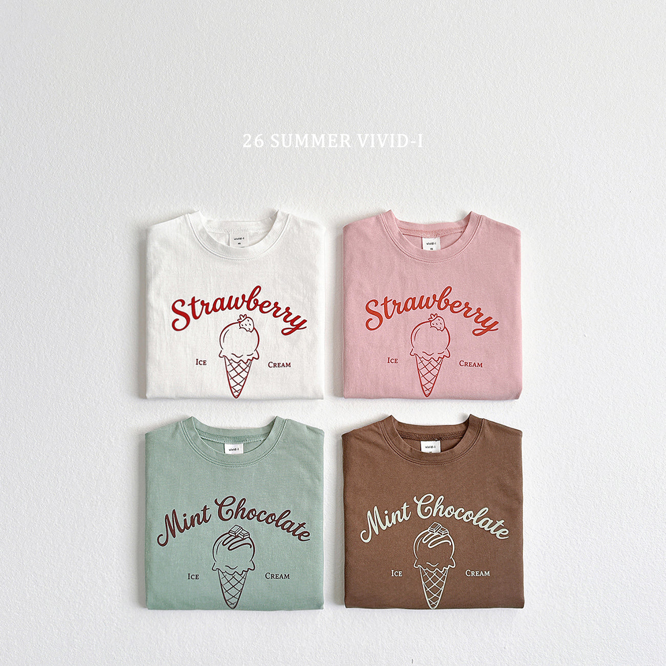 【PREORDER受付終了、ご希望はお問い合わせください。】53.Ice Cream ShortSleeve Tee