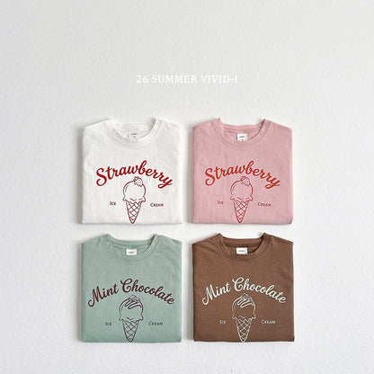 【PREORDER受付終了、ご希望はお問い合わせください。】53.Ice Cream ShortSleeve Tee