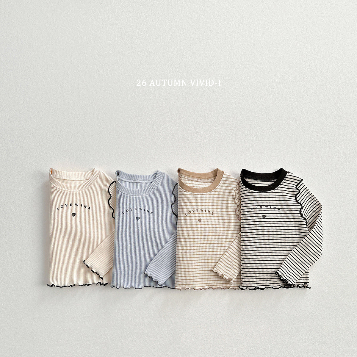 【秋のPRE-ODER 5%OFF】74.Love Wins Lettuce Hem Tee