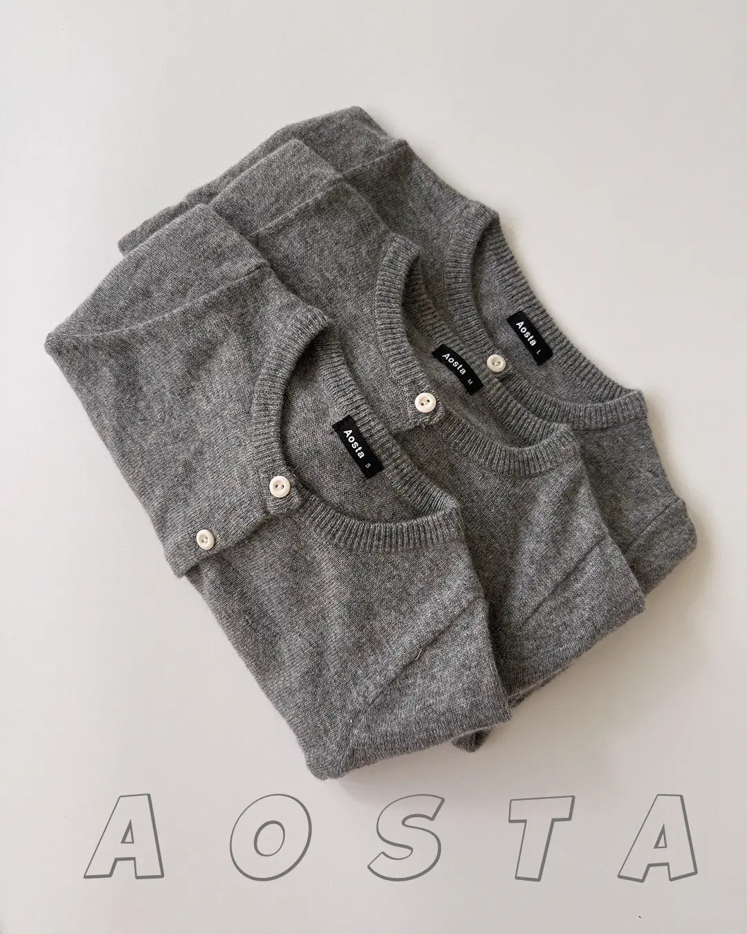 【秋のPRE-ODER 5%OFF】06.Knit Cashmere Cardigan