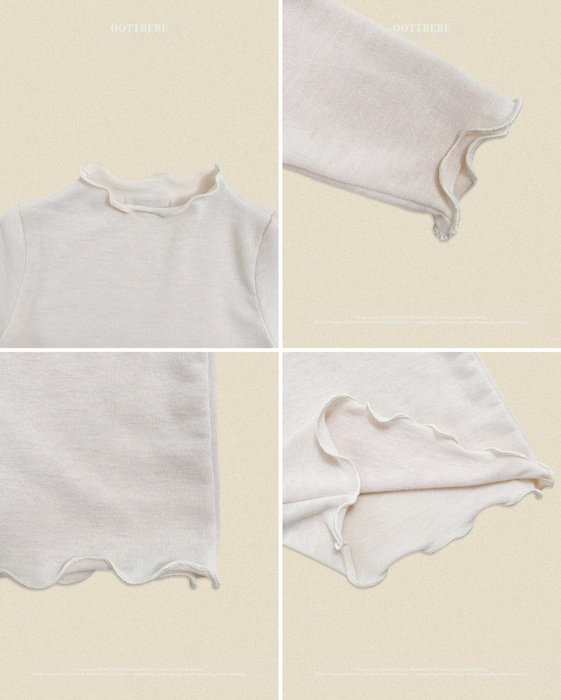 【PRE-ODER〆8.9(sun)】40.Pastel Frill T-Shirt | oottbebe