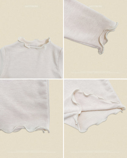 【秋のPRE-ODER 5%OFF】40.Pastel Frill T-Shirt | oottbebe