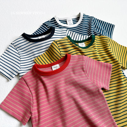 【PREORDER受付終了、ご希望はお問い合わせください。】58.Stripe Rib Raglan Tee