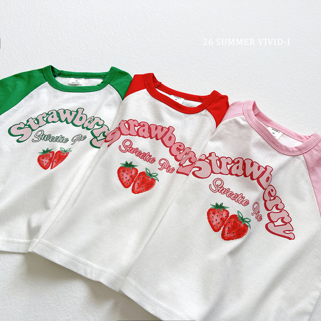 【PREORDER受付終了、ご希望はお問い合わせください。】74.Strawberry Dolman ShortSleeve Tee