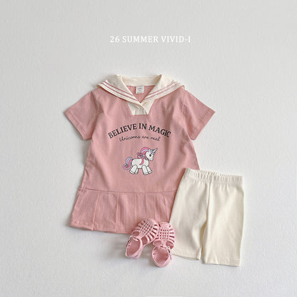 【PREORDER受付終了、ご希望はお問い合わせください。】92.Unicorn Sailor Dress