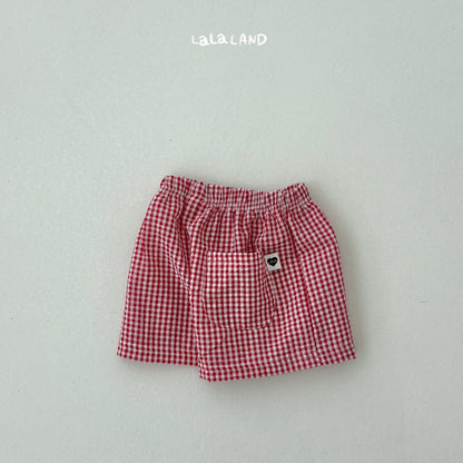 【PREORDER受付終了、ご希望はお問い合わせください。】80.Seersucker Check Shorts
