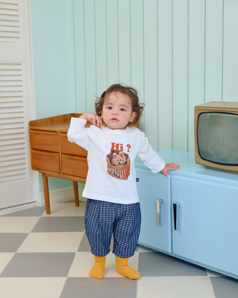 【PRE-ODER〆8.9(sun)】48.Denim Check Pants | oottbebe