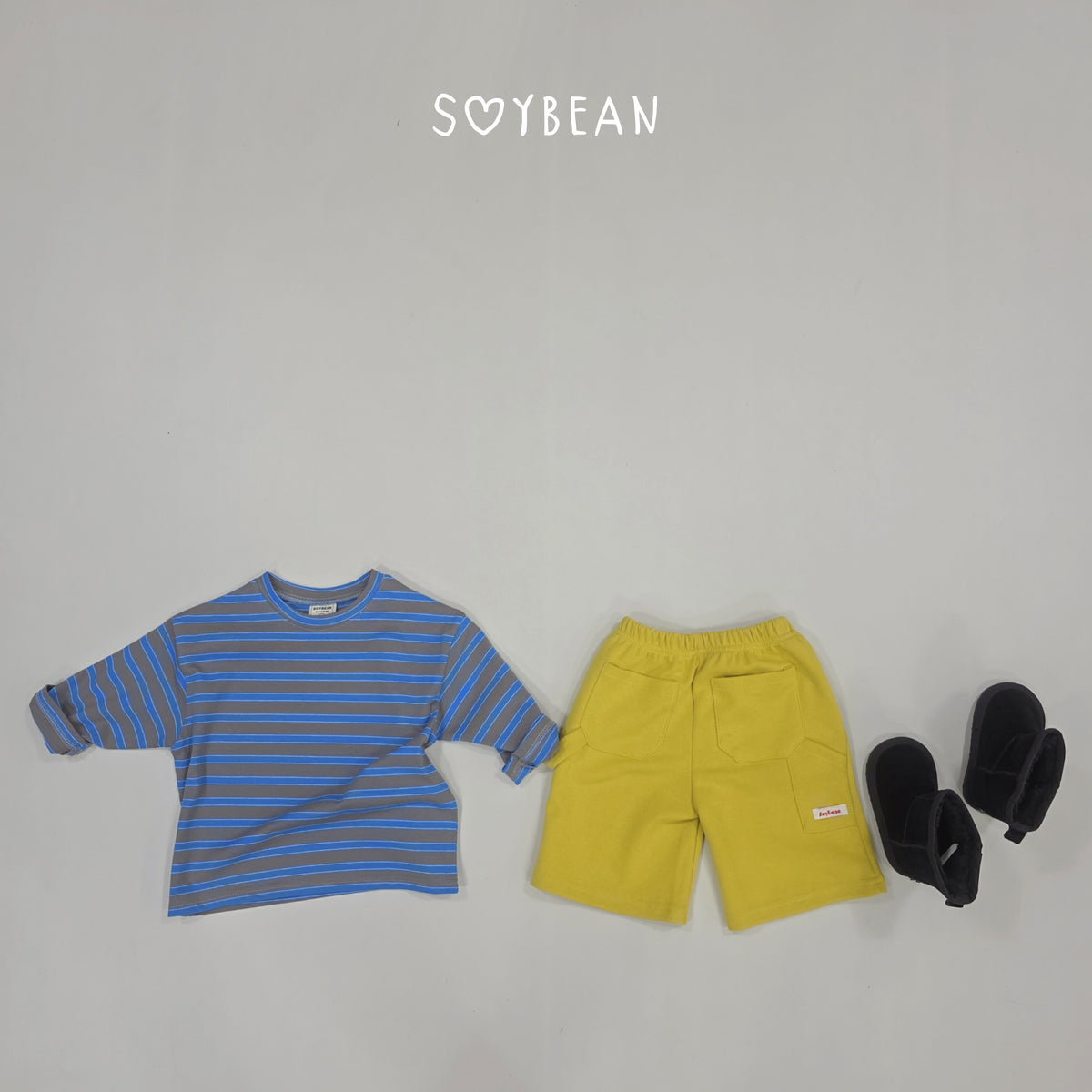 【秋のPRE-ODER 5%OFF】09.Oversized Boxy Stripe Tee (7 Sizes)