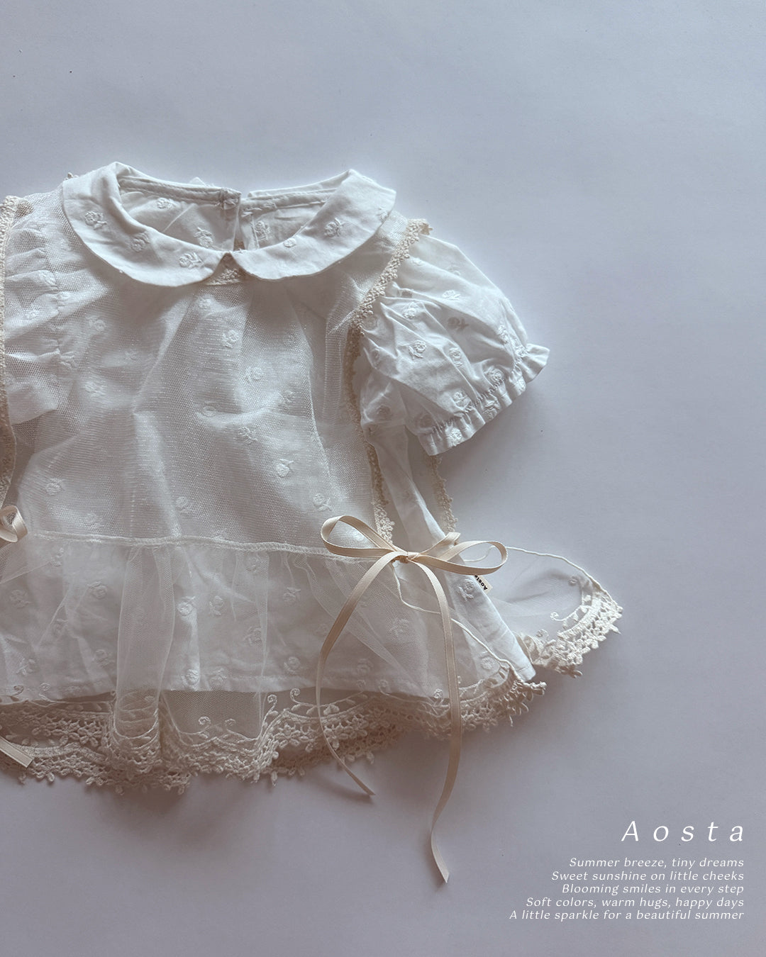 【PREORDER受付終了、ご希望はお問い合わせください。】61.Collar Blouse