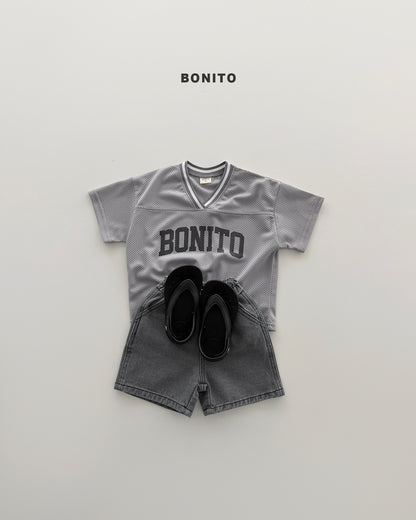 【PREORDER 4日間限定】15.bonito mesh tee