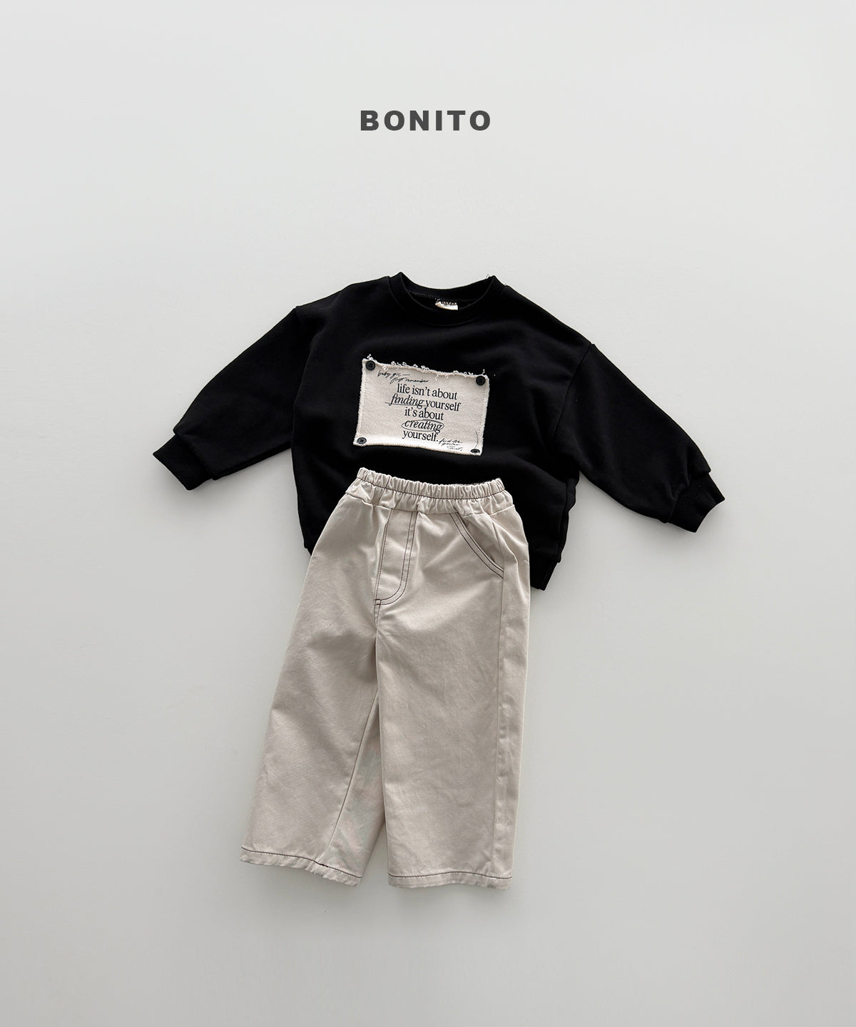 33.Remember Button Sweatshirt