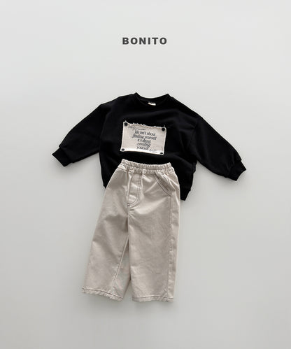 33.Remember Button Sweatshirt