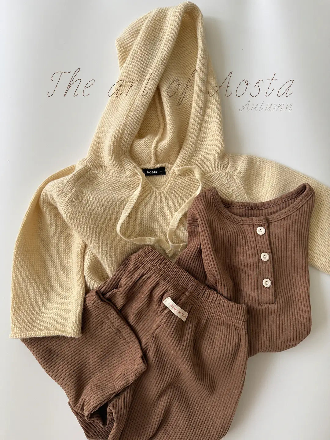 【秋のPRE-ODER 5%OFF】10.Knit Cookie Hoodie