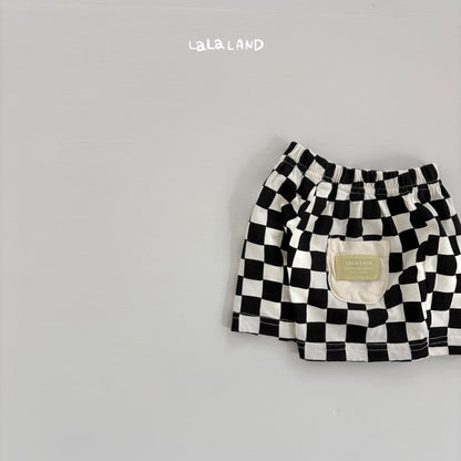 【PREORDER受付終了、ご希望はお問い合わせください。】37.Baby Checkerboard Shorts