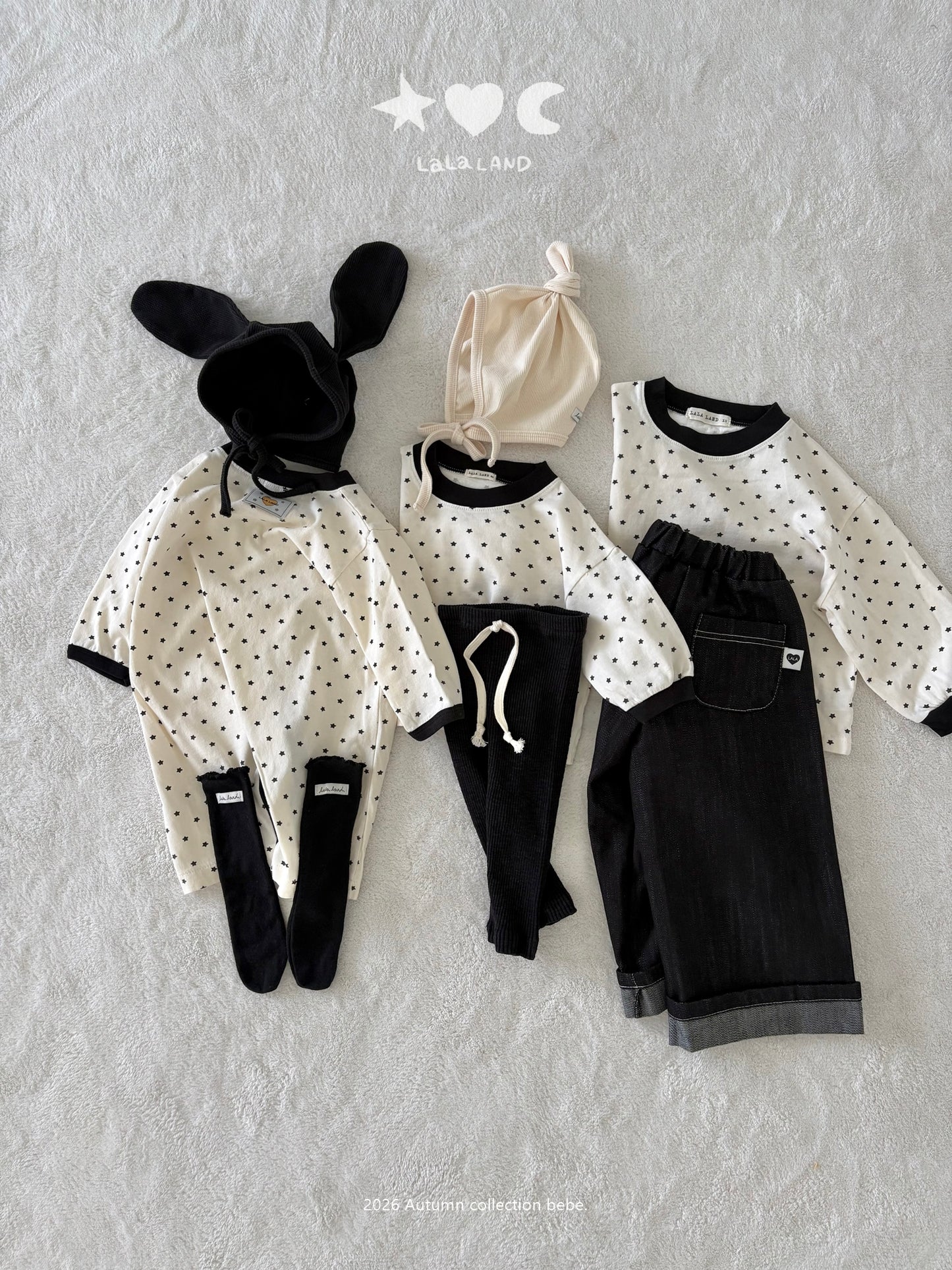 【PRE-ODER〆8.9(sun)】26.Mix Star Tee | lalaland