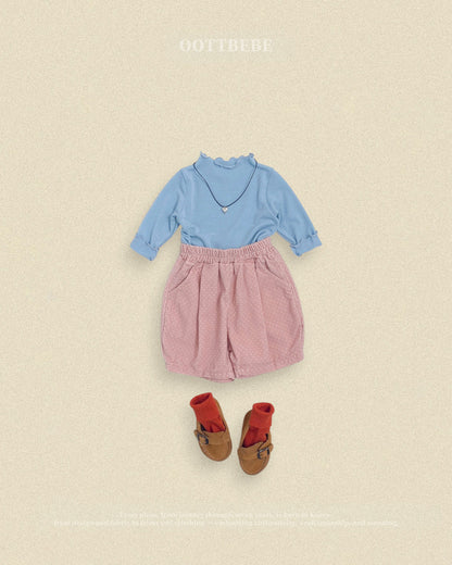 【秋のPRE-ODER 5%OFF】45.Petit Dot Pumpkin Pants – 6/10 Length | oottbebe