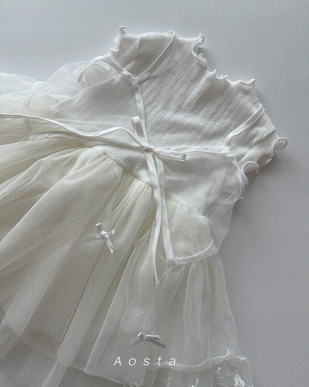 【PREORDER受付終了、ご希望はお問い合わせください。】32.Lace Open Dress
