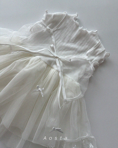 【PREORDER受付終了、ご希望はお問い合わせください。】32.Lace Open Dress