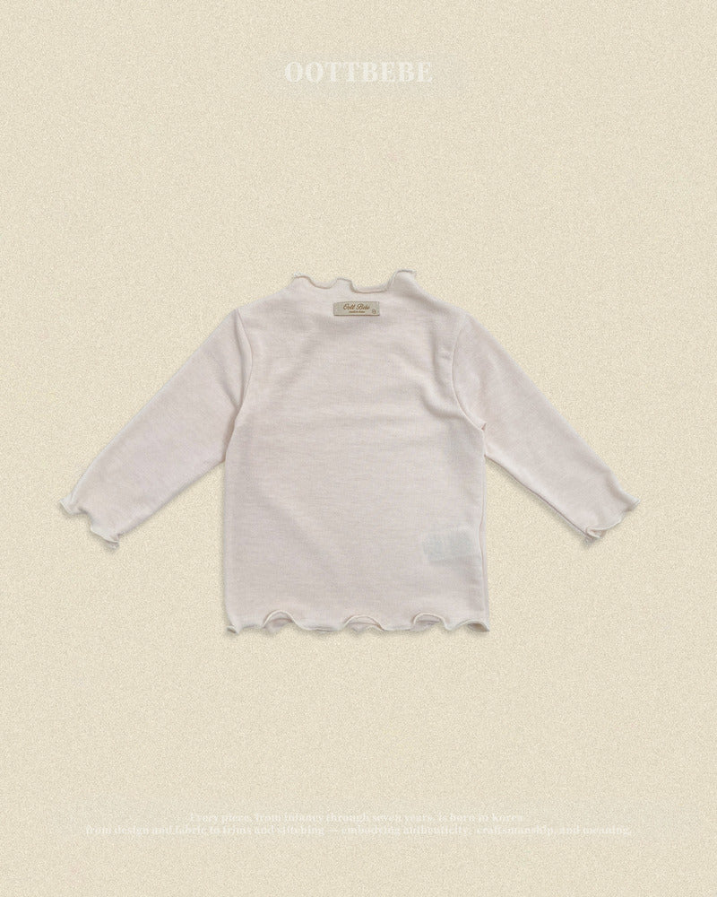 【PRE-ODER〆8.9(sun)】40.Pastel Frill T-Shirt | oottbebe
