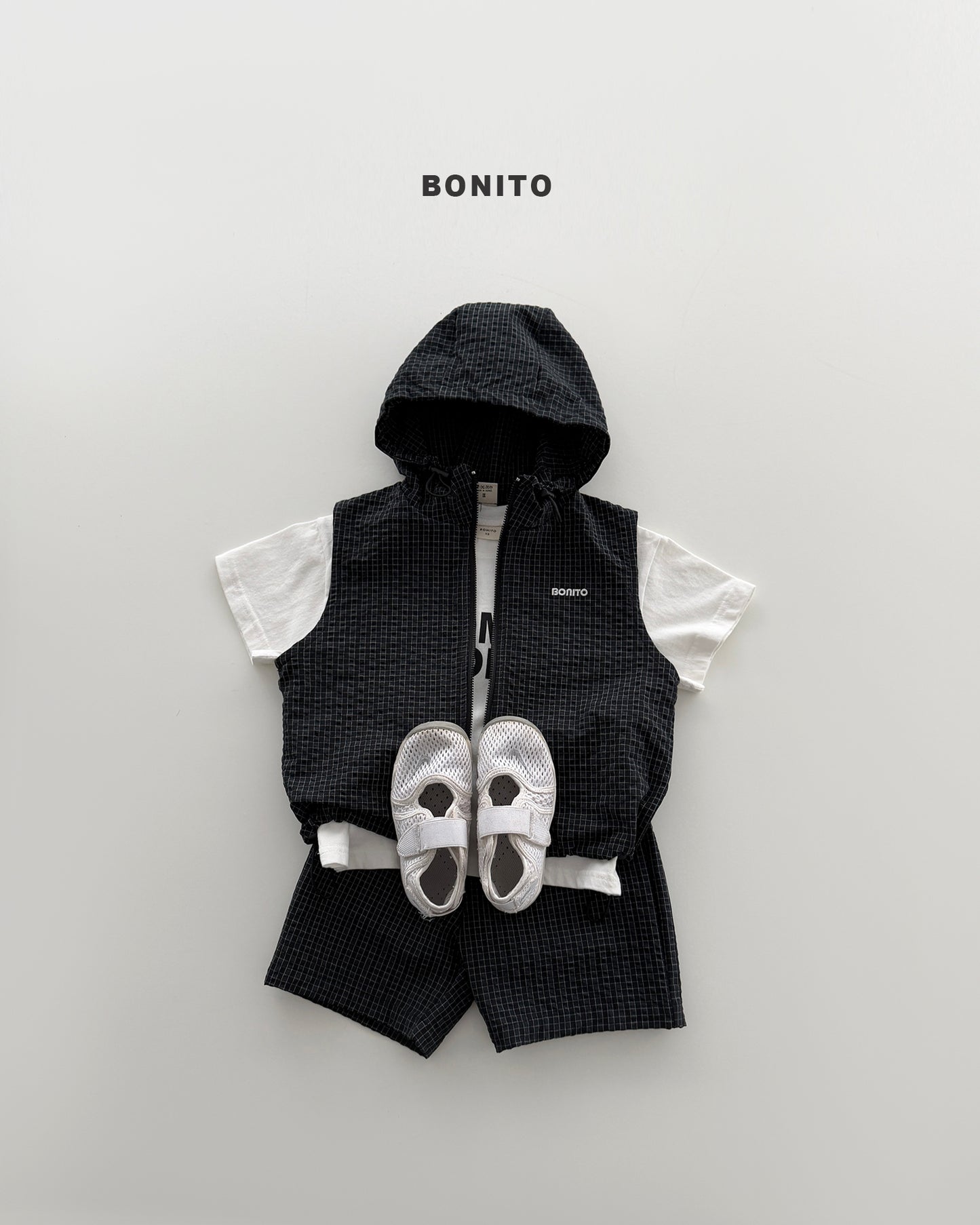 【PREORDER 4日間限定】39.high vest zip-up set
