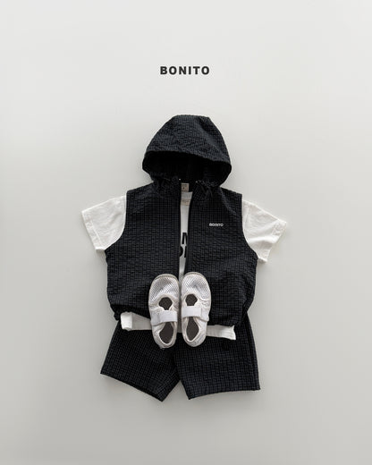 【PREORDER 4日間限定】39.high vest zip-up set