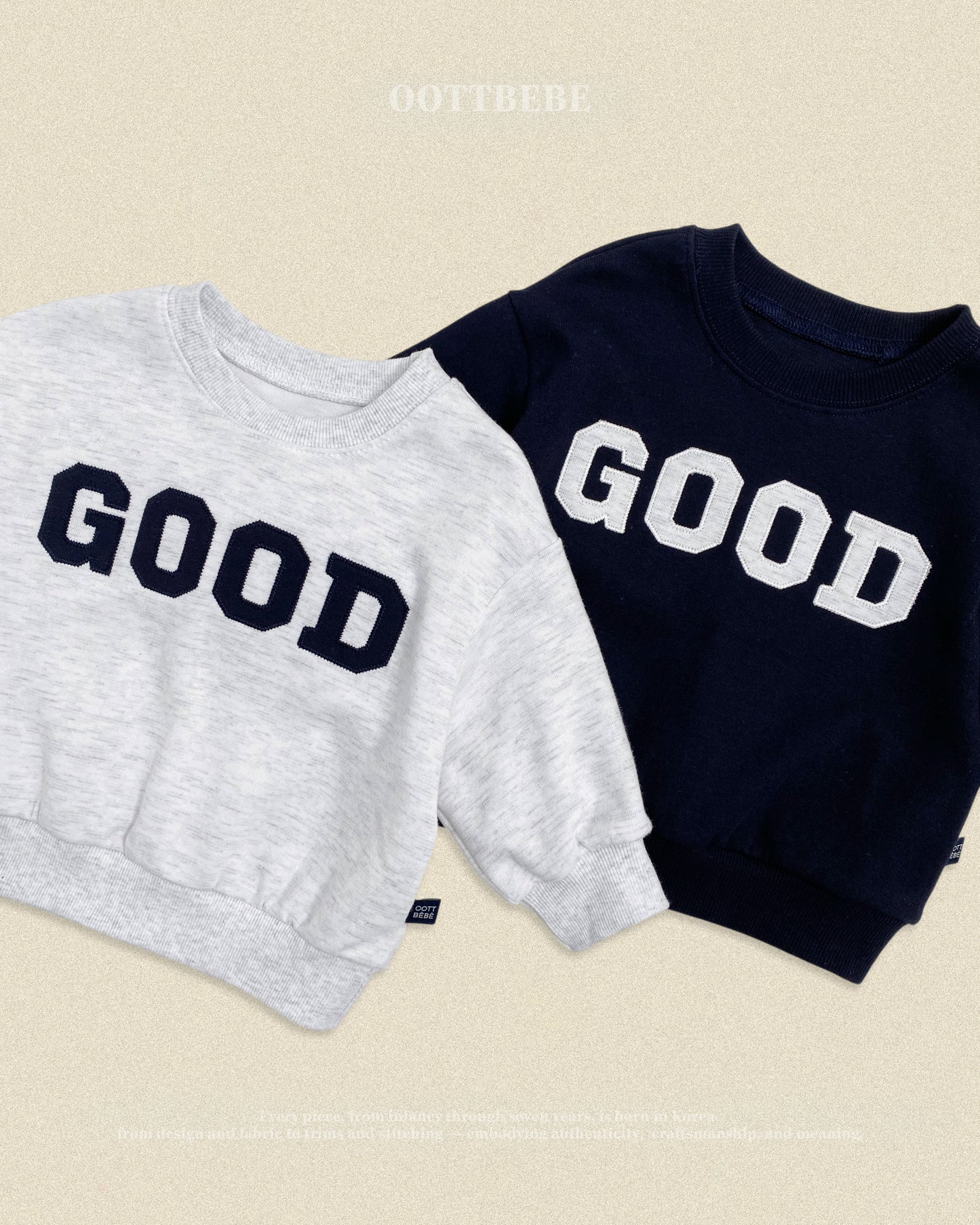 【PRE-ODER〆8.9(sun)】02.GOOD Sweatshirt – Kids | oottbebe