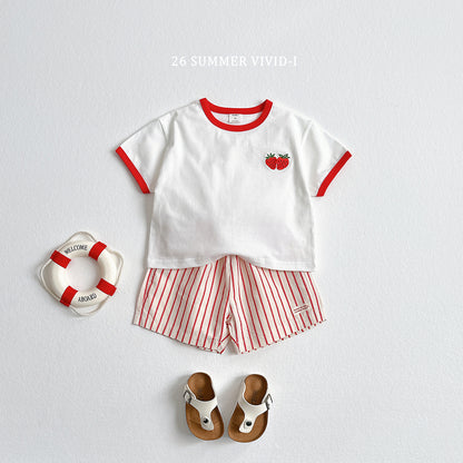 【PREORDER受付終了、ご希望はお問い合わせください。】99.Fruit Embroidery Raglan Set