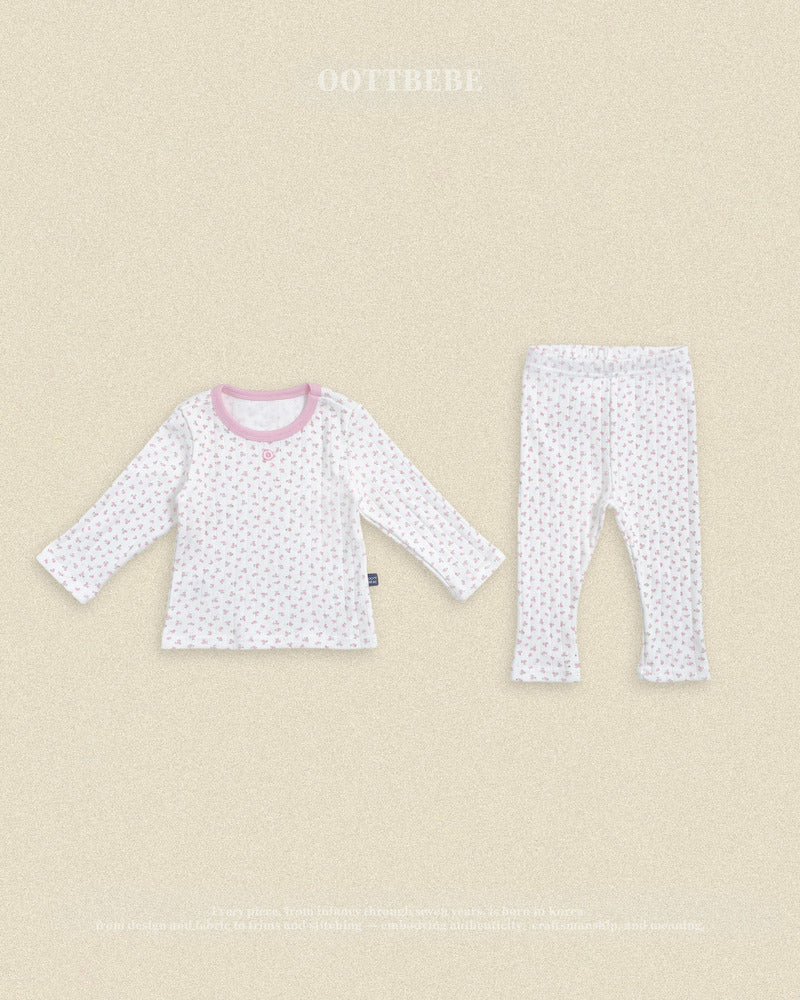 【PRE-ODER〆8.9(sun)】24.Coco Flower Loungewear | oottbebe