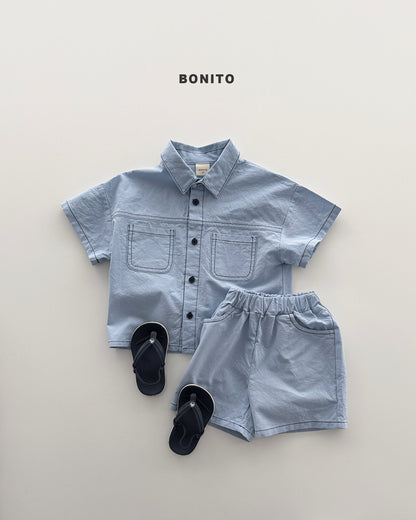 【PREORDER 4日間限定】34.two pocket linen set