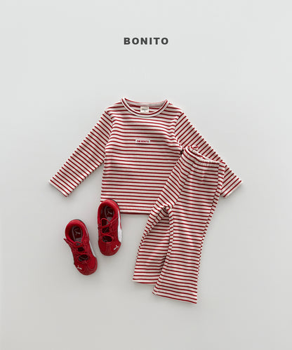 49.Heavyweight Stripe Slim Set