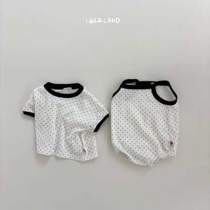 【PREORDER受付終了、ご希望はお問い合わせください。】13.Baby Heart Dot Suit