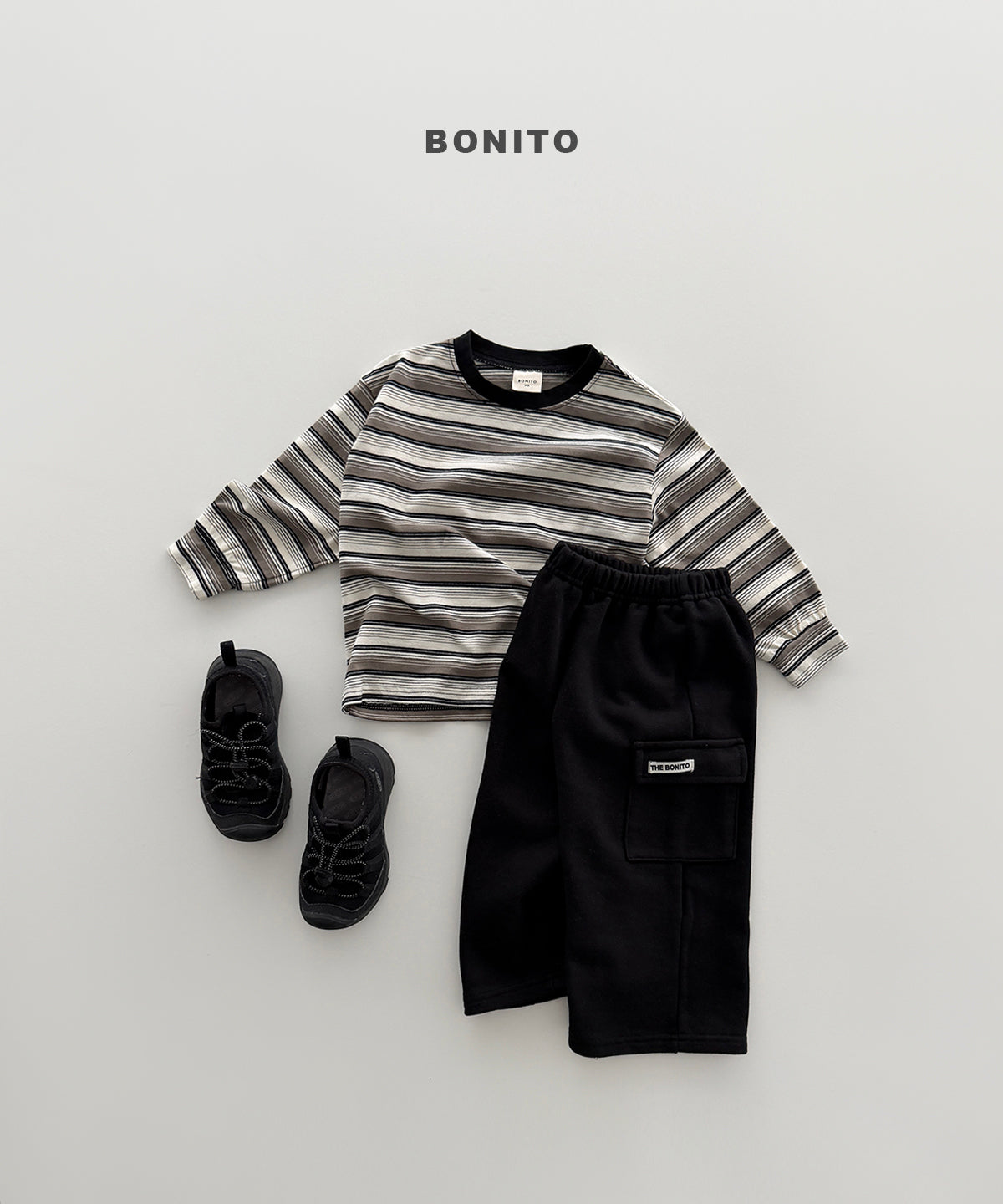 07.Track Stripe Ribbed T-Shirt