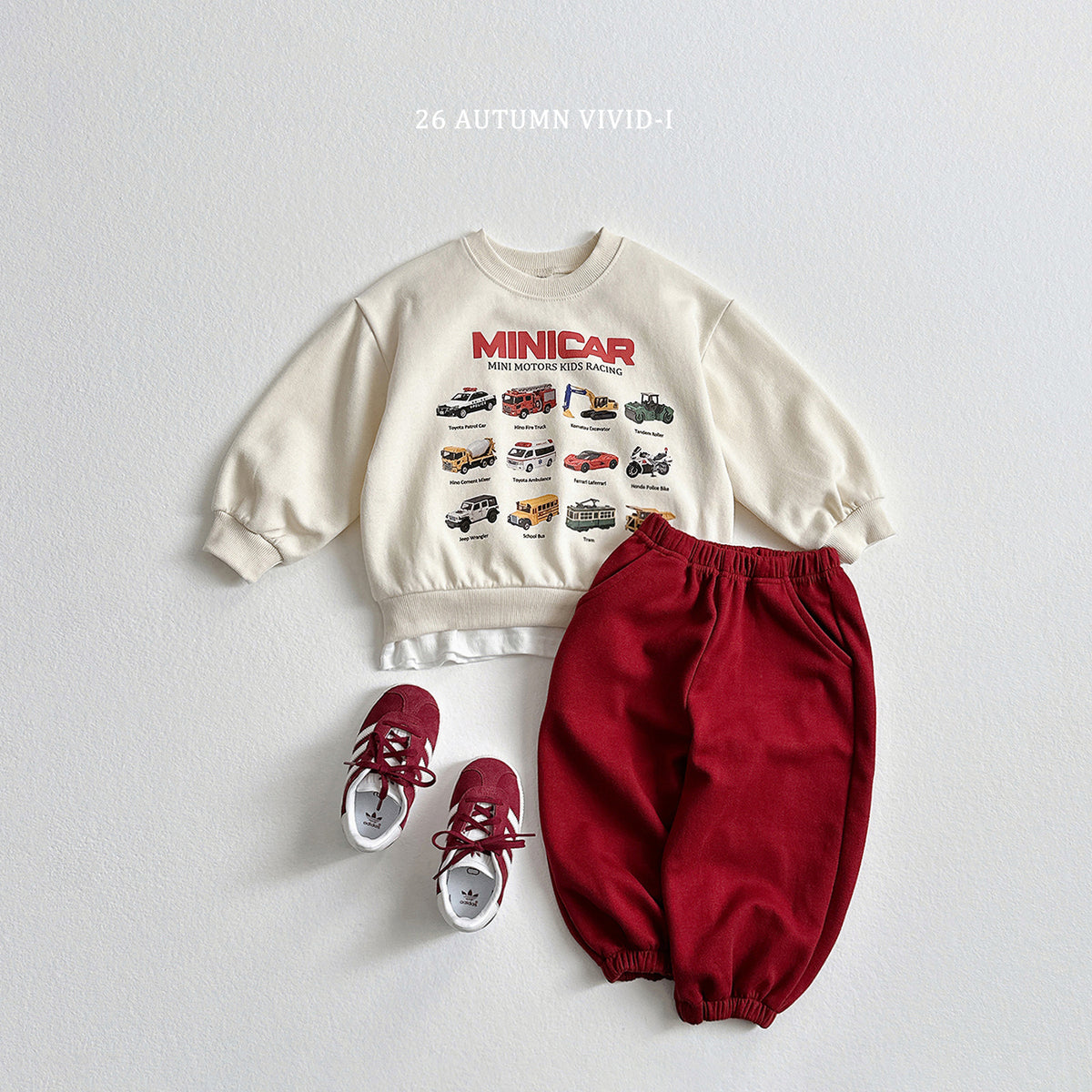 【秋のPRE-ODER 5%OFF】55.Mini Motors Sweatshirt