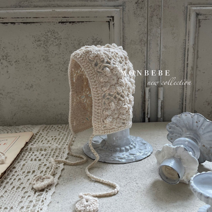 ｟送料無料｠【即納】Handmade knit bonnet