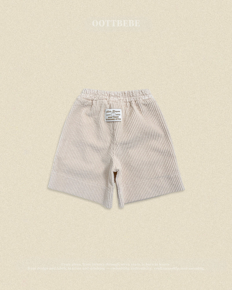 【PRE-ODER〆8.9(sun)】50.Big Corduroy Pants – 6/10 Length | oottbebe