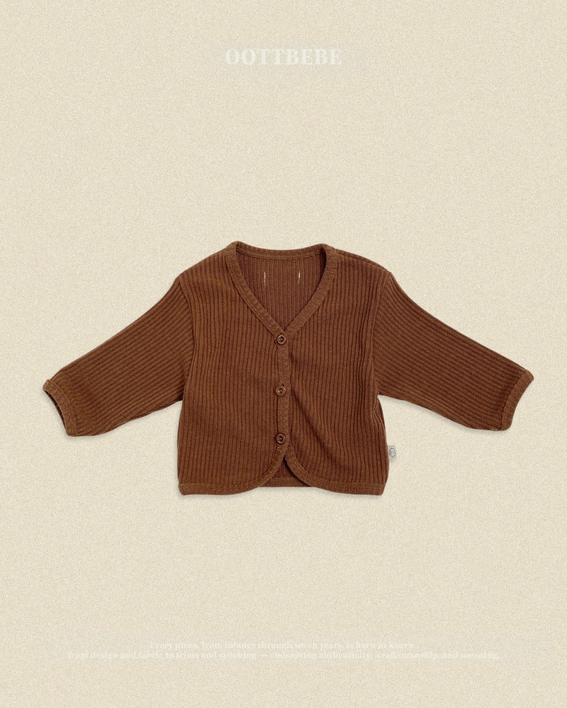 【PRE-ODER〆8.9(sun)】38.Haribo Ribbed Cardigan | oottbebe
