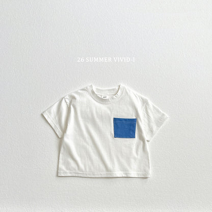【PREORDER受付終了、ご希望はお問い合わせください。】65.Pocket Denim ShortSleeve Tee