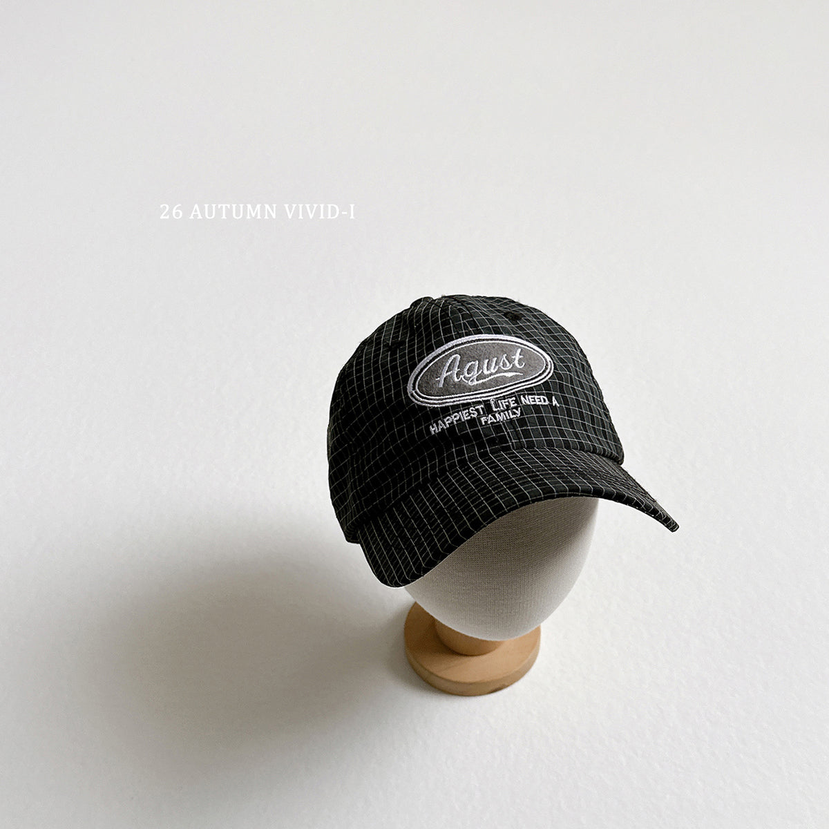【秋のPRE-ODER 5%OFF】105.August Check Cap