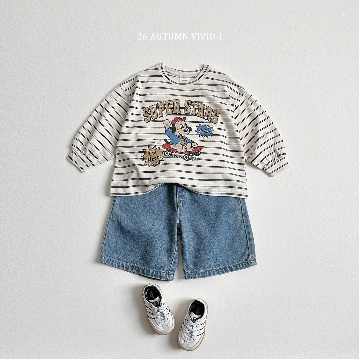 【秋のPRE-ODER 5%OFF】20.Cropped Denim Pants