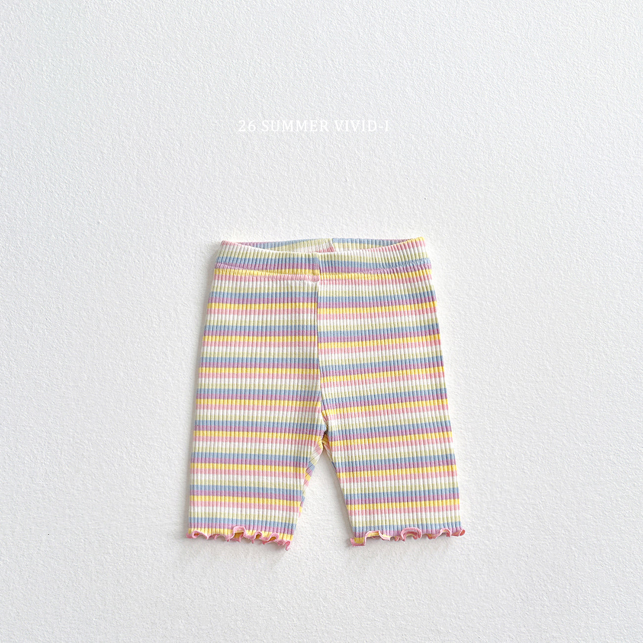 【PREORDER受付終了、ご希望はお問い合わせください。】40.Rainbow Rib Leggings