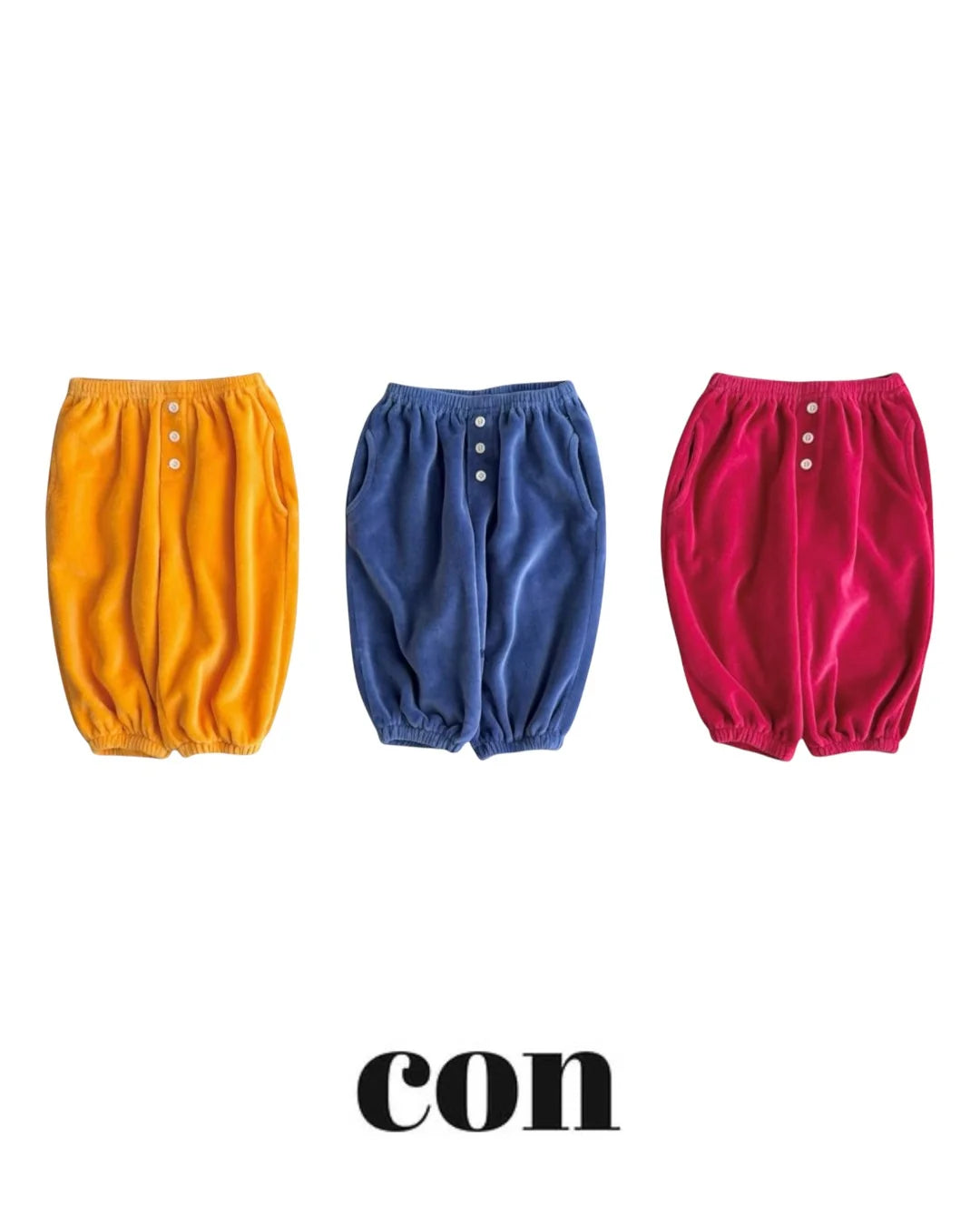 【PRE-ODER〆8.9(sun)】07.Velour Holic Pants | CON