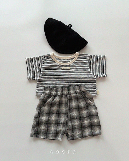 【PREORDER受付終了、ご希望はお問い合わせください。】59.Check Shorts