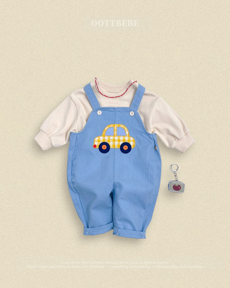 【PRE-ODER〆8.9(sun)】46.Vroom Vroom Denim Overalls | oottbebe