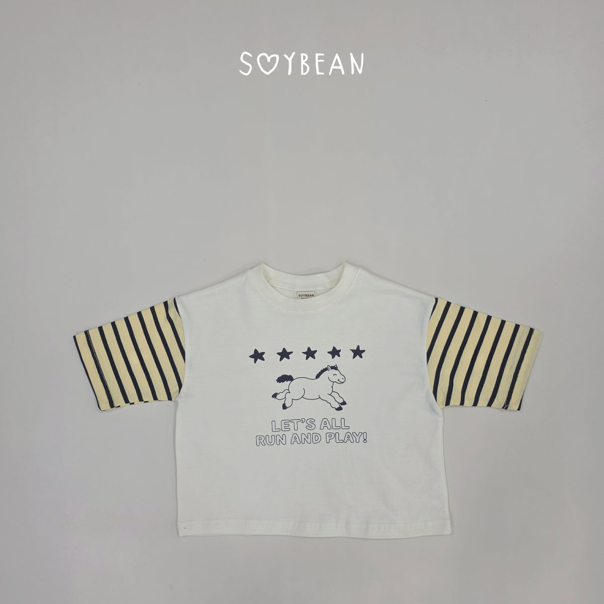 【秋のPRE-ODER 5%OFF】28.Pony Star Cropped Tee (7 Sizes)