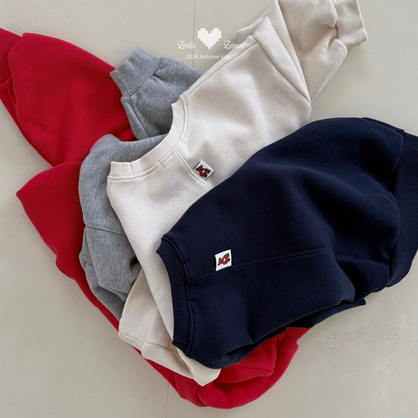 【PRE-ODER〆8.9(sun)】28.Round Panel Sweatshirt | lalaland