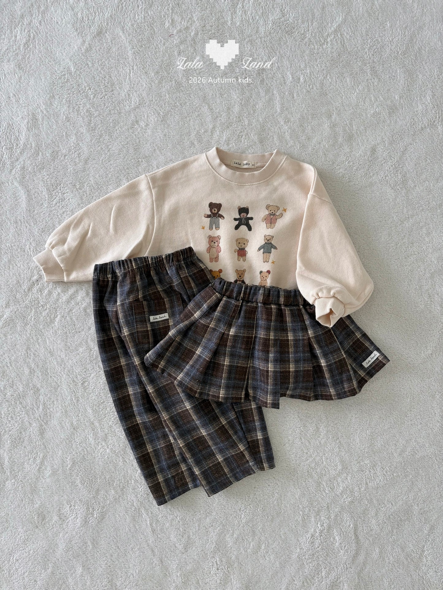 【PRE-ODER〆8.9(sun)】14.Eve Check Skirt | lalaland