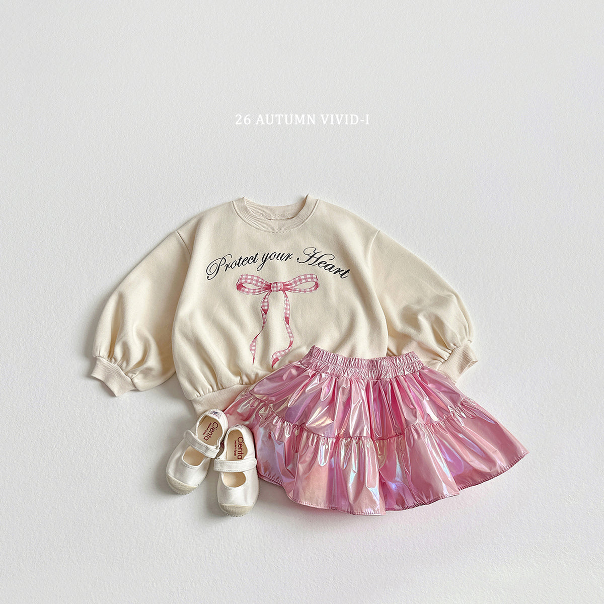 【秋のPRE-ODER 5%OFF】35.Pop Glossy Skirt