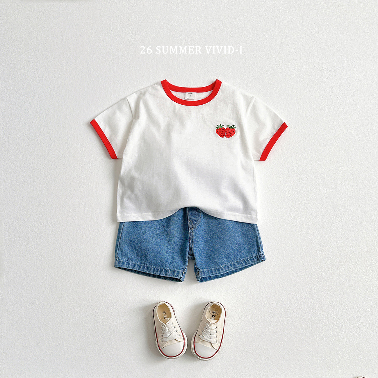 【PREORDER受付終了、ご希望はお問い合わせください。】99.Fruit Embroidery Raglan Set