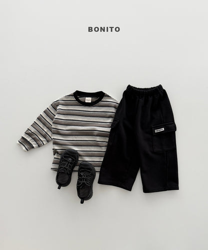 07.Track Stripe Ribbed T-Shirt