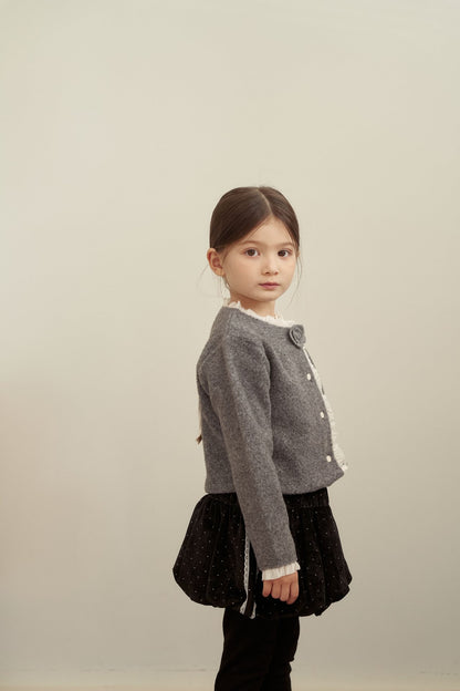 ［momoann］corsage cardigan